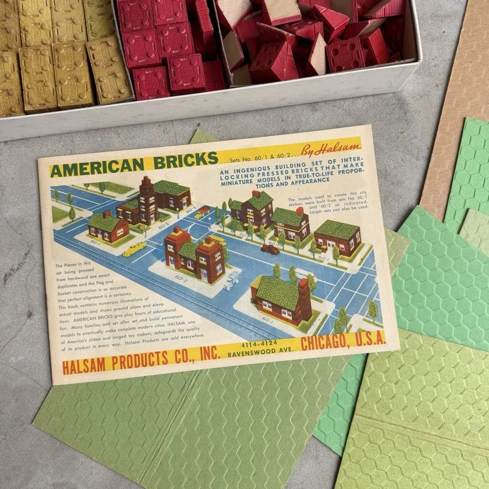 VINTAGE HALSAM AMERICAN BRICKS NO. 60/1 & 60/2 - Picture 9 of 15